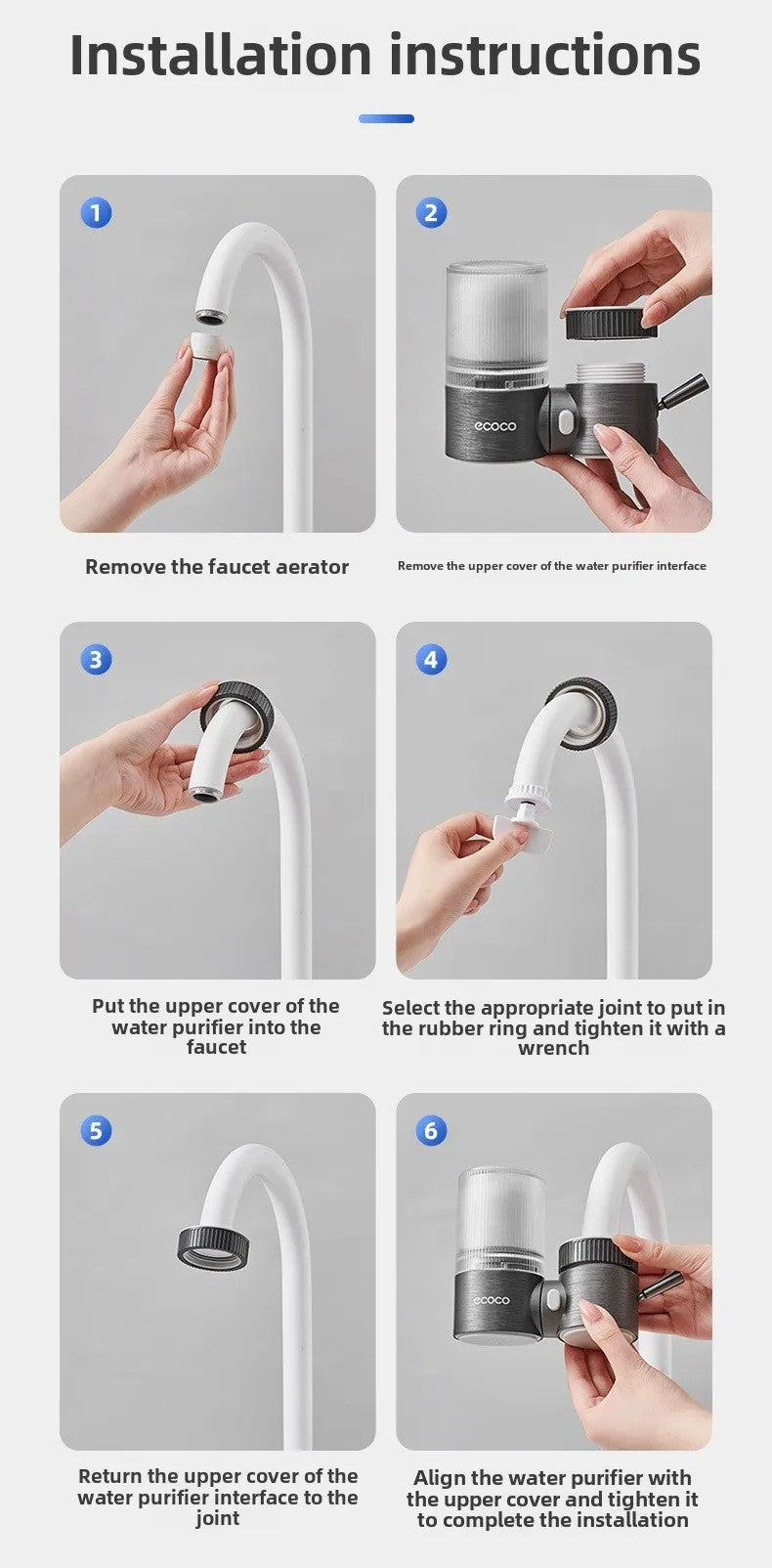Eco's Tap Water Filter | #1 RATED WATER FILTER π§π₯