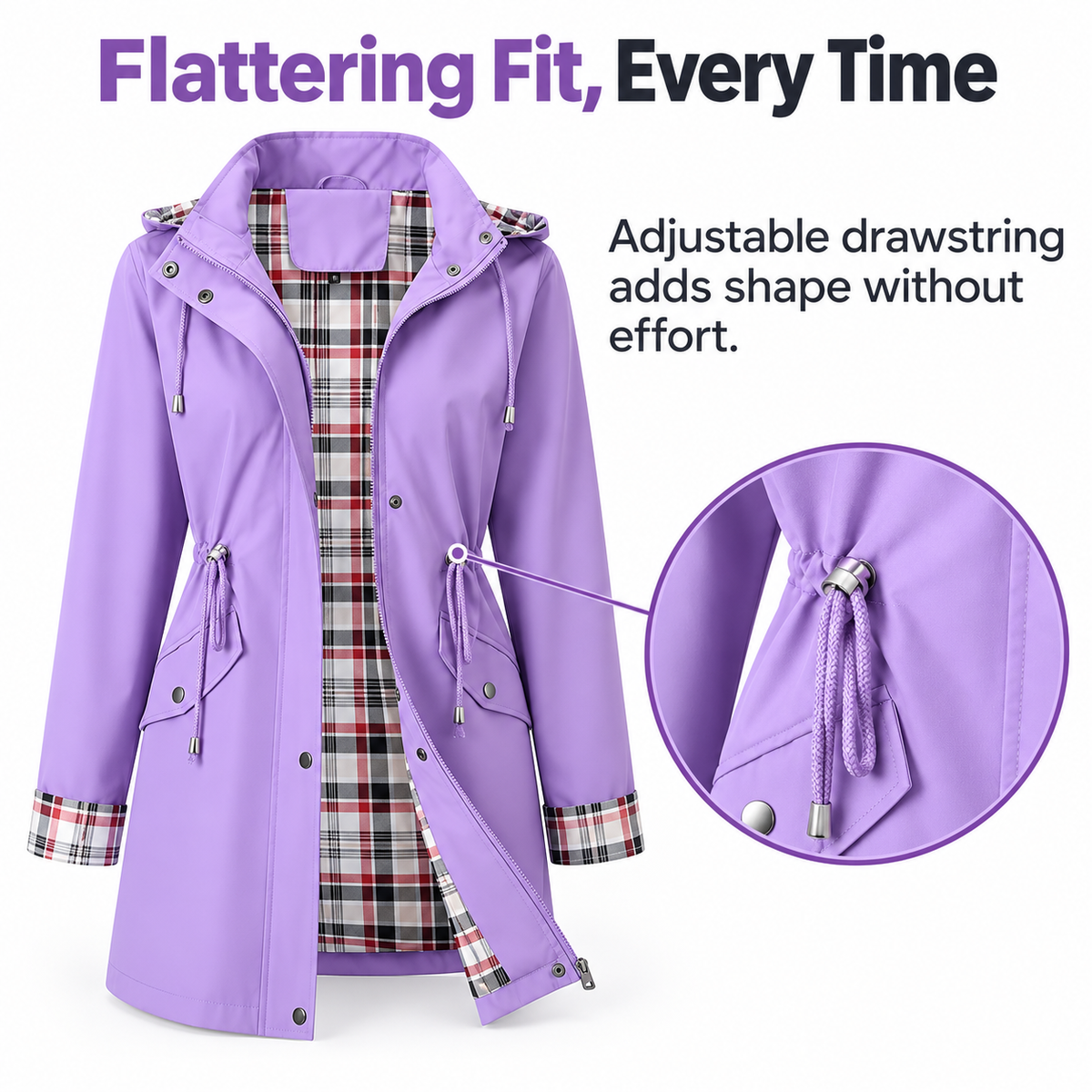 🧥 3-in-1 Luxe Waterproof Jacket for Women | Rain, Wind & Cold, All Covered! 🌧️
