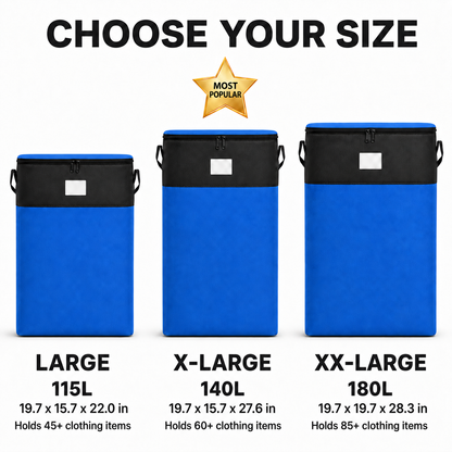 Jumbo Moving & Storage Bag 🐘📦- (Waterproof, Tearproof)