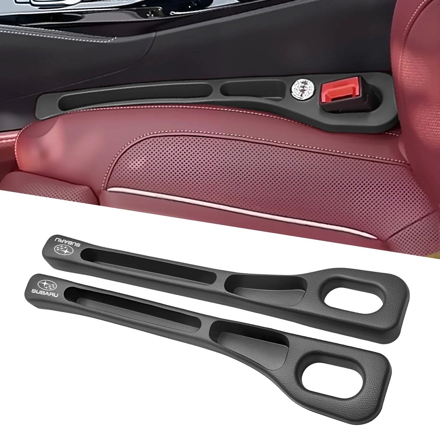 Drop Stopper 📱🚫- Universal Car Seat-Gap Filler Duo (Belt-Slot Safe)