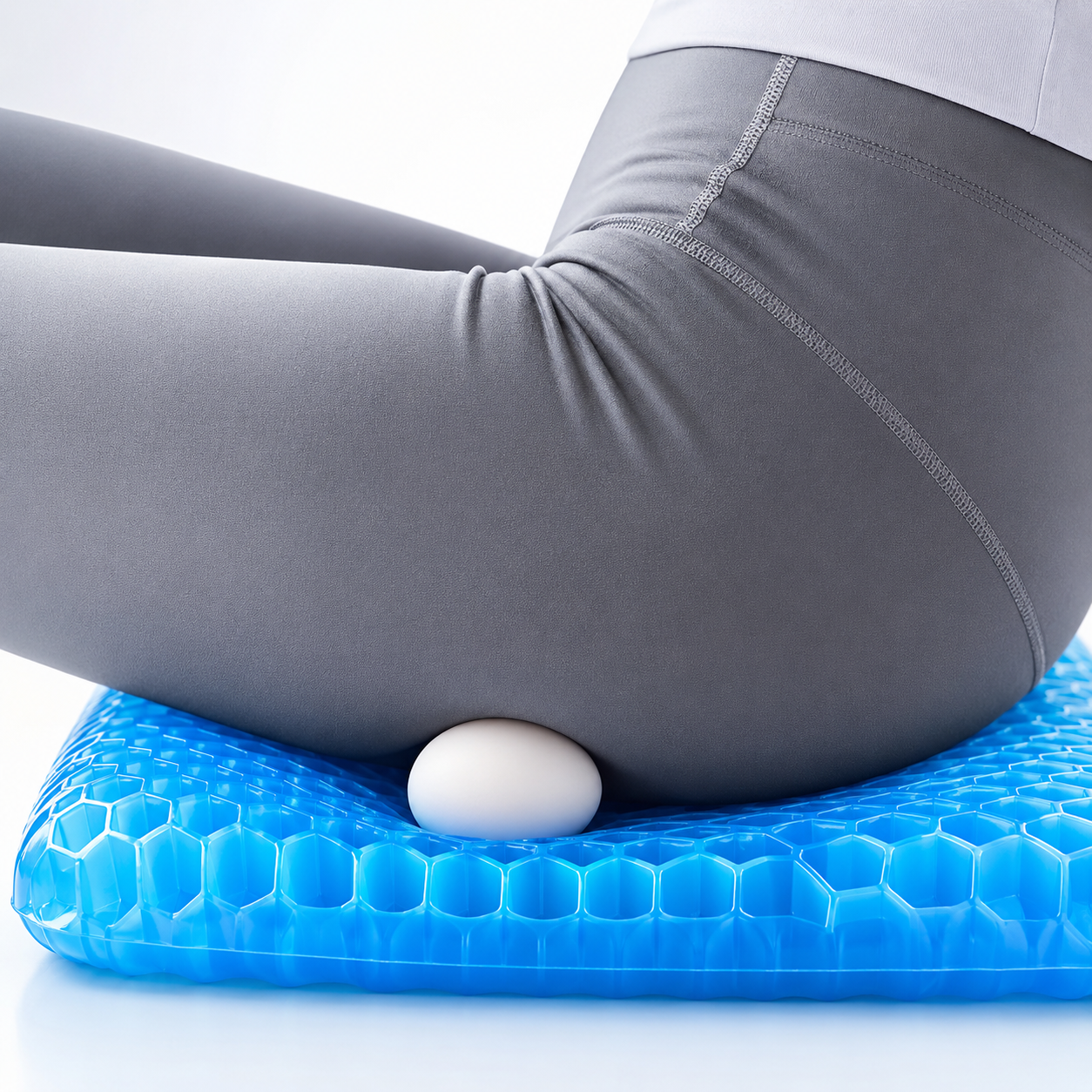 💺 ComfortPLUS Gel Seat Cushion | Sit Longer With Less Back, Hip & Tailbone Pressure ☁️