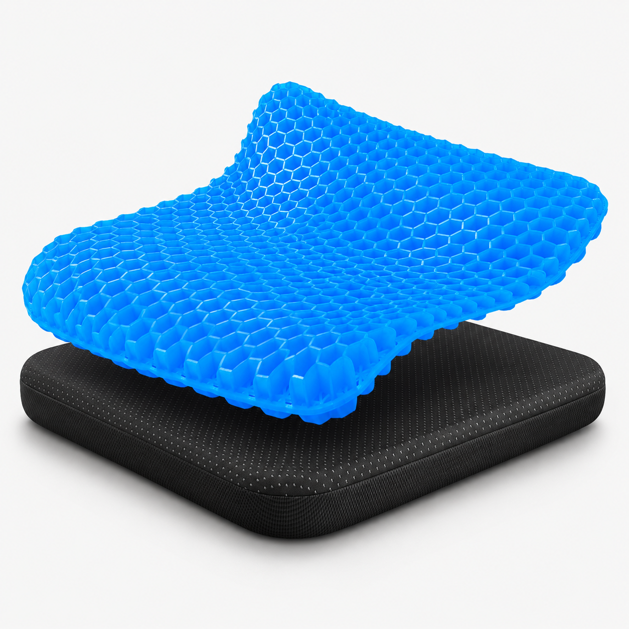 💺 ComfortPLUS Gel Seat Cushion | Sit Longer With Less Back, Hip & Tailbone Pressure ☁️